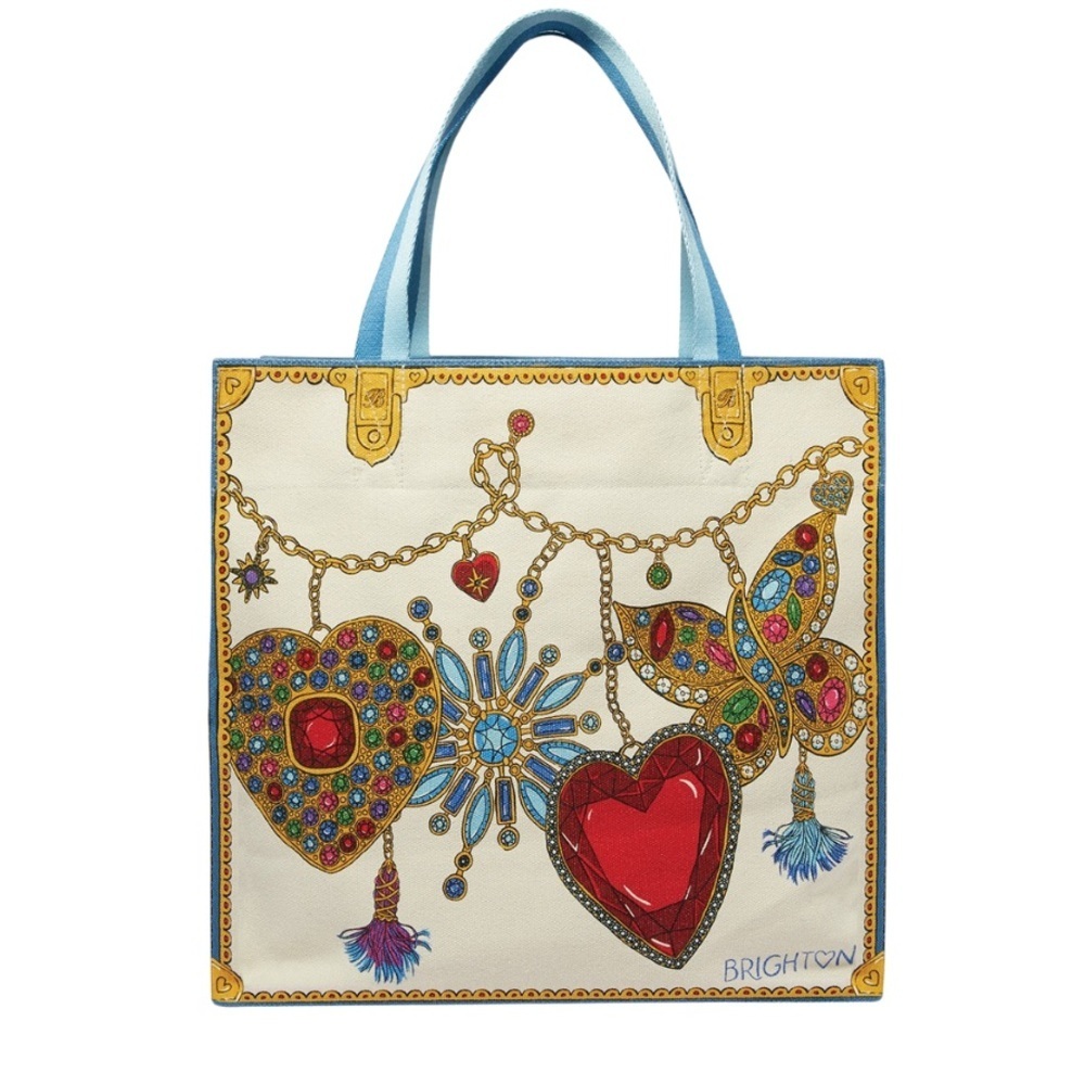Brighton Glittering Love Large CanvasTote Limited edition NWT New in Package